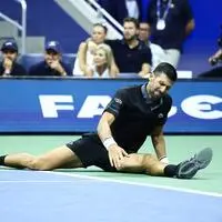 Alles strecken half nichts, Novak Djokovic schied in der ersten Runde aus