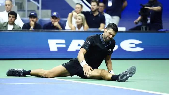 Alles strecken half nichts, Novak Djokovic schied in der ersten Runde aus