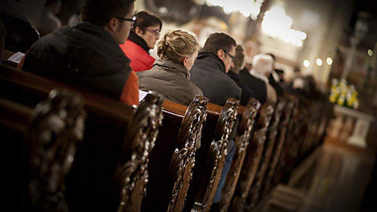 Die Christmetten sind zu Weihnachten immer gut besucht