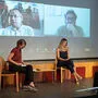 Moderatorin Margareta Moser diskutierte mit Maria Fanninger, Irene Gombotz, Thomas Bauer in Brasilien und Alexander Wostry in Tansania