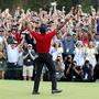 Der Moment des Triumphs von Tiger Woods beim Masters in Augusta