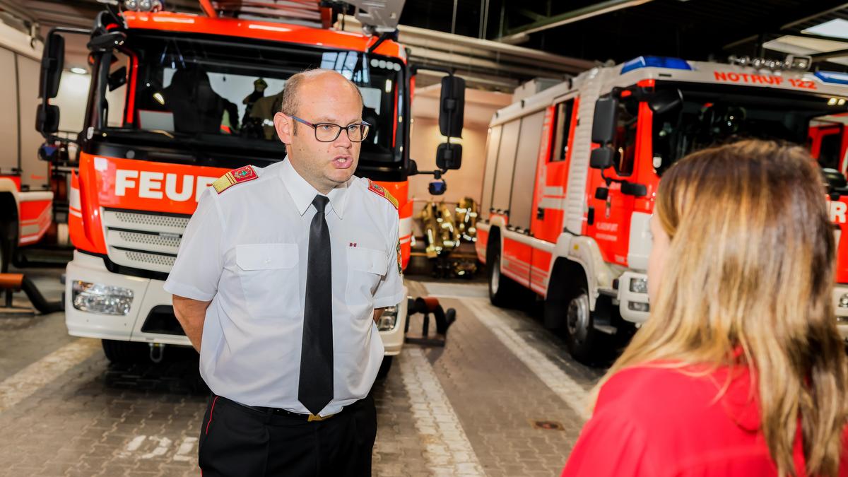 Herbert Schifferl leitet die Klagenfurter Berufsfeuerwehr