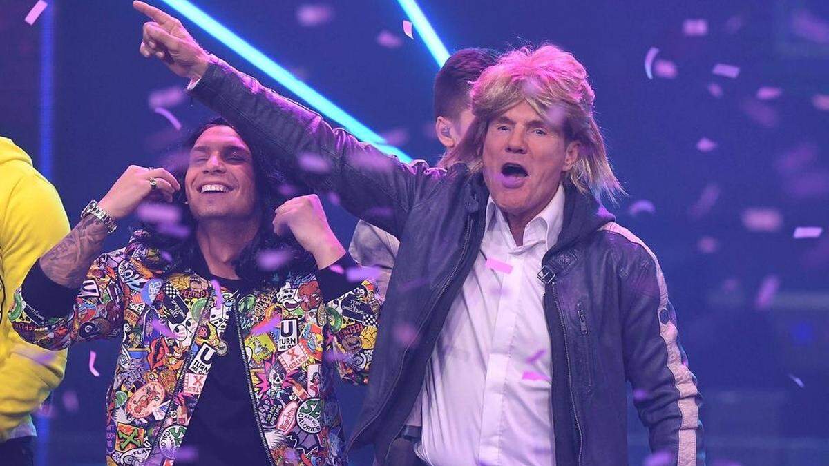 Mit dem Staffelfinale am 3. April endet das &quot;DSDS&quot;-Abenteuer für Dieter Bohlen (rechts).