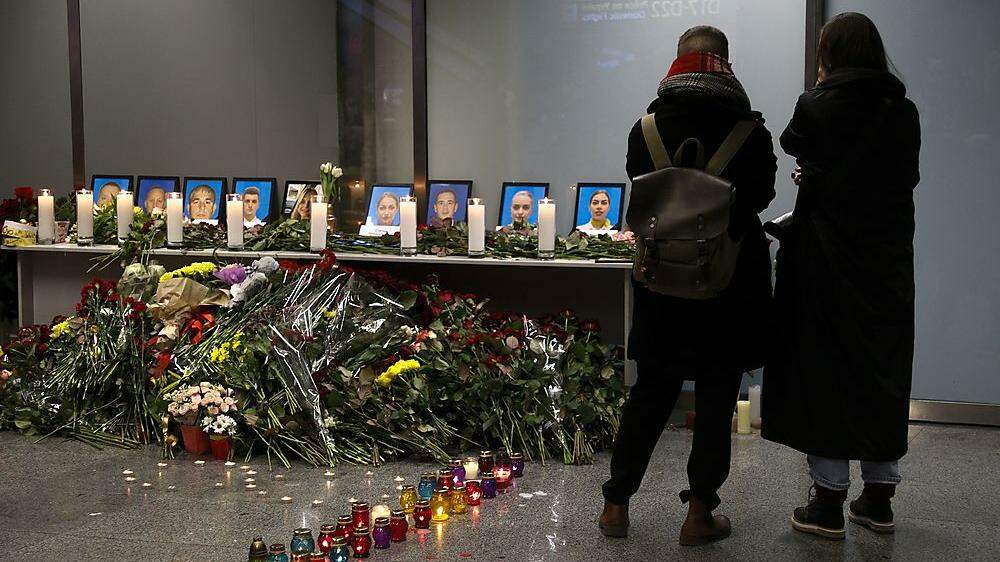 Trauer in der Ukraine nach dem Flugzeugabsturz im Iran