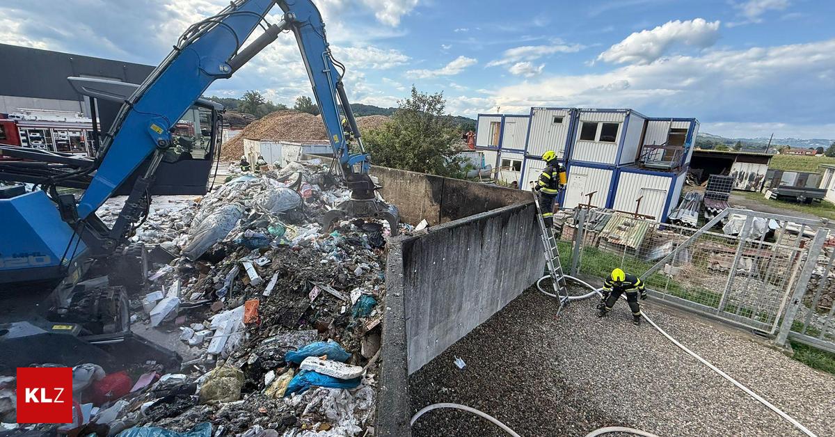 Gro-brand-in-Recyclingfirma-in-St-Johann-im-Saggautal