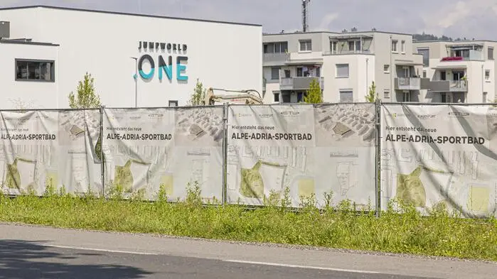Die Bauarbeiten sind in vollem Gange