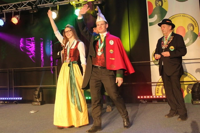Das Landesprinzenpaar Lisa, Prinzessin zu Bernreith und Klaus, Prinz von Merkendorf.