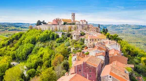 Motovun wacht über Istrien