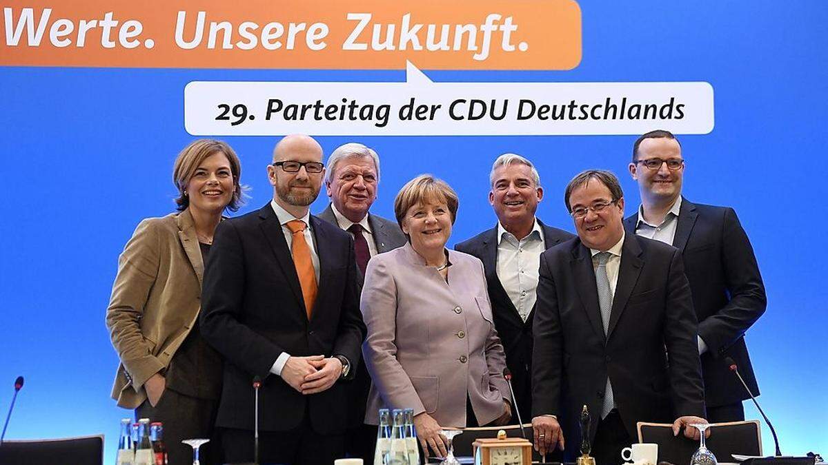 Angela Merkel und Co. beim CDU-Parteitag 