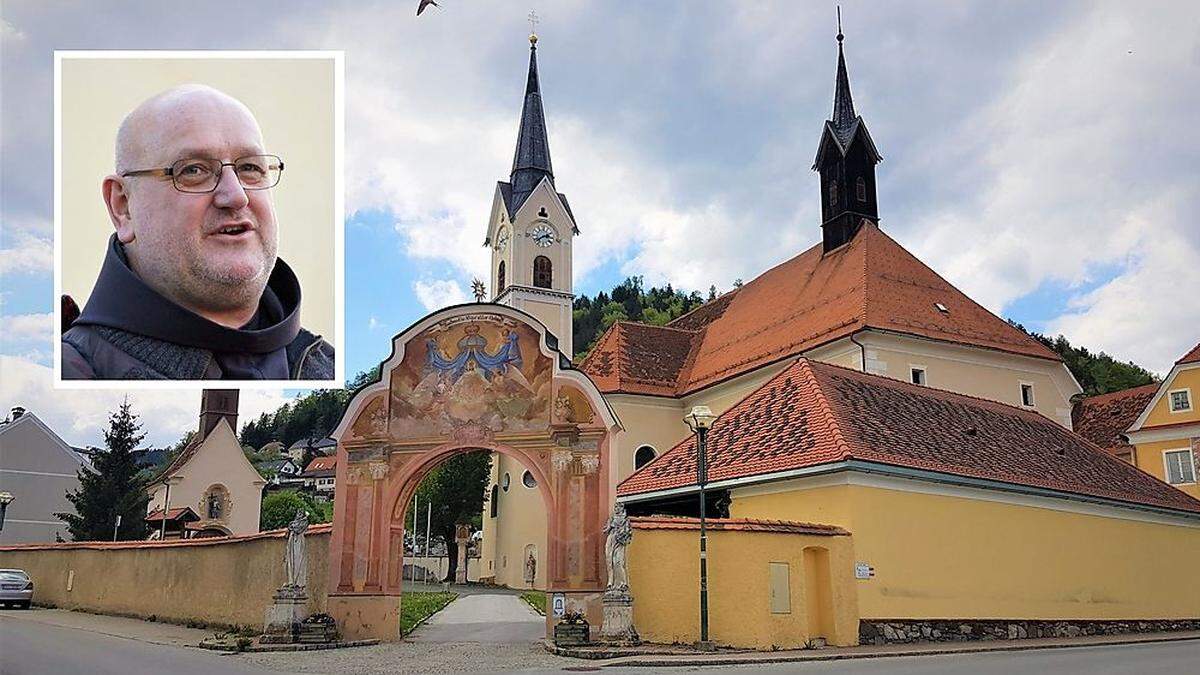 Mit September hat Bruder Elias die Zügel in Kloster und Wallfahrtskirche in der Hand