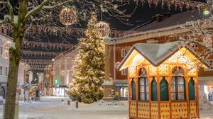 Die Innenstadt von Lienz bleibt in der Weihnachtszeit hell erleuchtet 