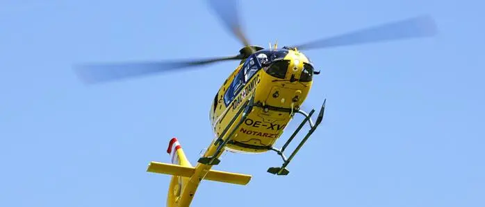 Symbolbild: Auf dem Weg ins LKH Weiz verschlechterte sich der Gesundheitszustand und der Mann wurde vom Rettungshubschrauber ins LKH Oberwart eingeliefert