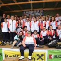 Das Inklusionsteam Joglland beim Strallegger Dorffest