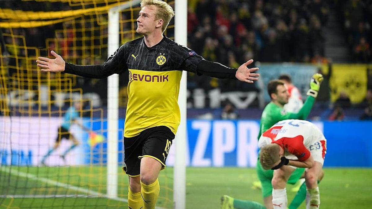 Julian Brandt traf für Dortmund zum 2:1