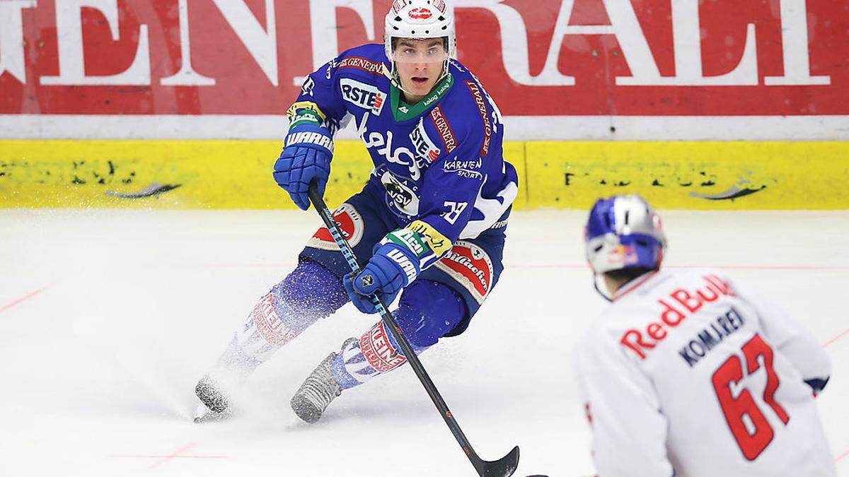 Der Villacher Marius Göhringer stand sechs Jahre für den VSV auf EBEL-Eis. Vergangene Saison ging er mit den Black Wings Linz auf Torjagd