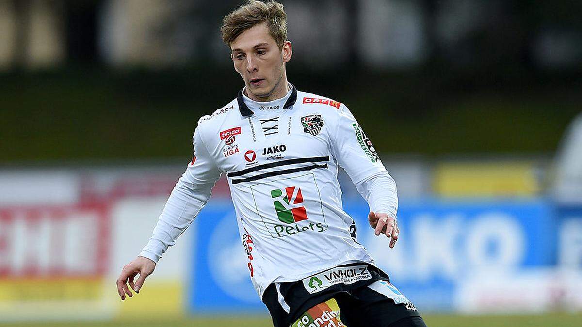 Marc Andre Schmerböck trifft mit dem WAC heute auf Sturm Graz