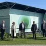 Marcus Martschitsch, Christopher Drexler, Astrid Kury, Franz Fischler, Wolfgang Berger, Franz Majcen und Josef Singer bei der Jubiläumsfeier