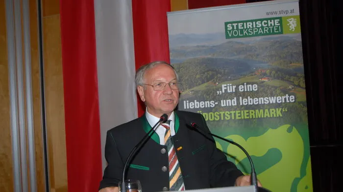 Josef Ober zog in seiner Rede Bilanz
