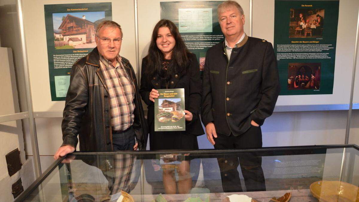 Raimund Musshauser, Christine Bürger und Harald Stadler im Kammerlanderhof in Thurn