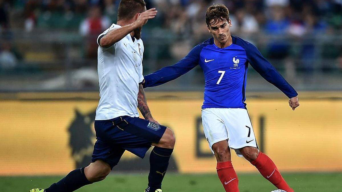 De Rossi (links) gegen Griezmann