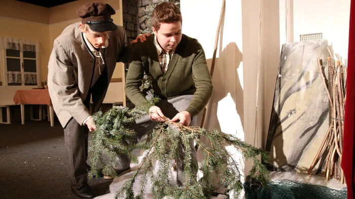 Das Ensemble der Friesacher Burghofspiele um Regisseur Christian Krall bringt heuer das Stück „Winter in Lönneberga“ – oder „Wie Michael eine Heldentat vollbrachte“ auf die Bühne.