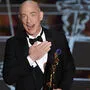 "Ruft eure Eltern an!" Der frischgebackene Oscar-Preisträger JK Simmons in seiner Dankesrede