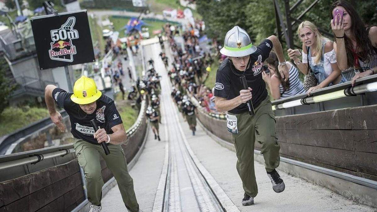 Rechts im Bild: Christian Bachmann von der zweiten Gruppe aus Tessenberg