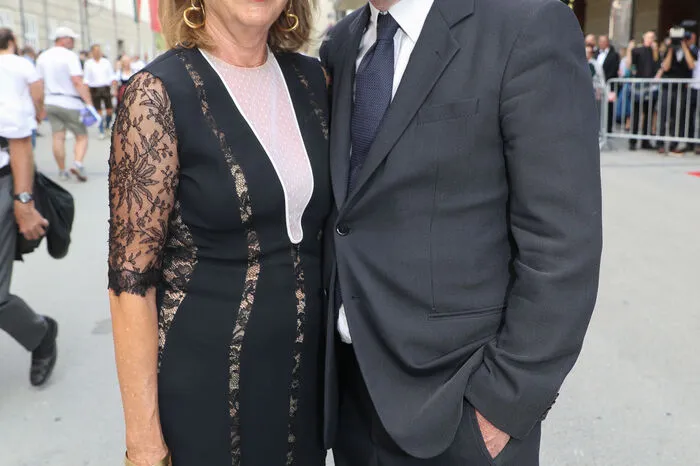Schauspieler Günther Maria Halmer mit Ehefrau Claudia