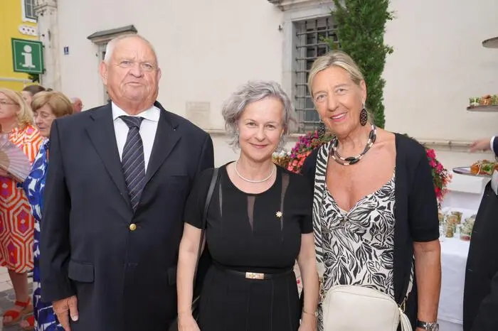 Ex-Minister Herbert Haupt, Angelica Ladurner und Ingrid Haupt