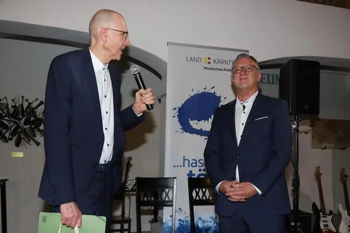 Grußwort gab es Gernot Ogris Unterabteilungsleiter der Musikschule Land Kärnten.