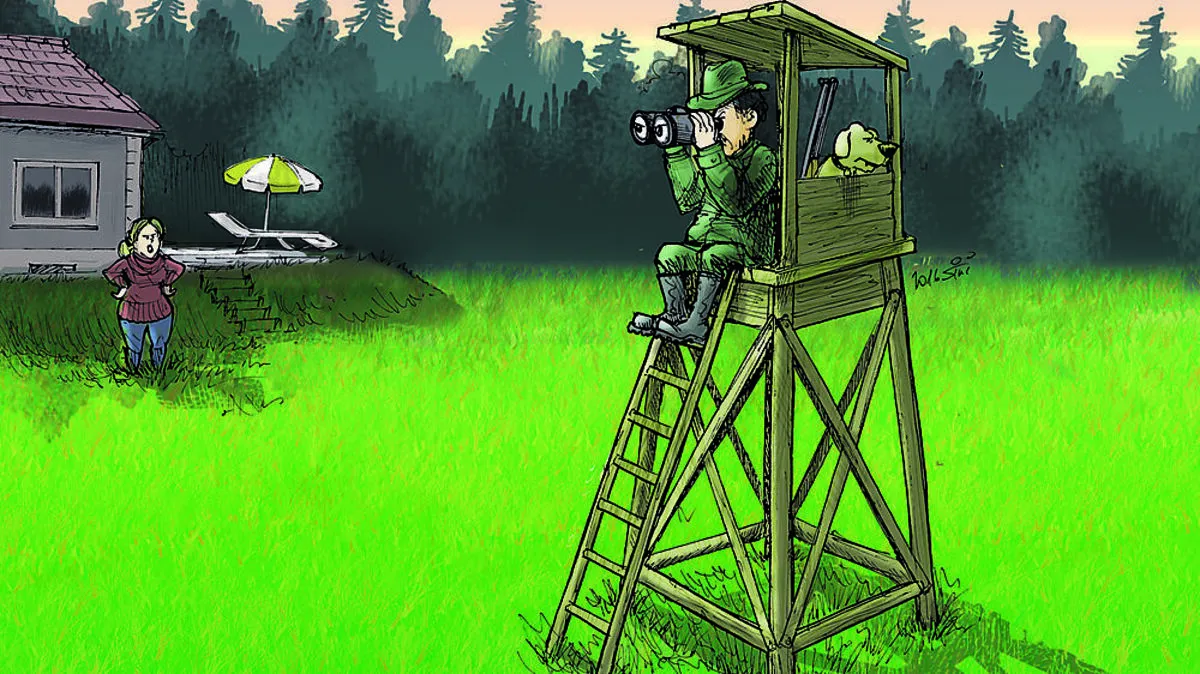 Das Beobachten des Wildes kann nicht verboten werden!