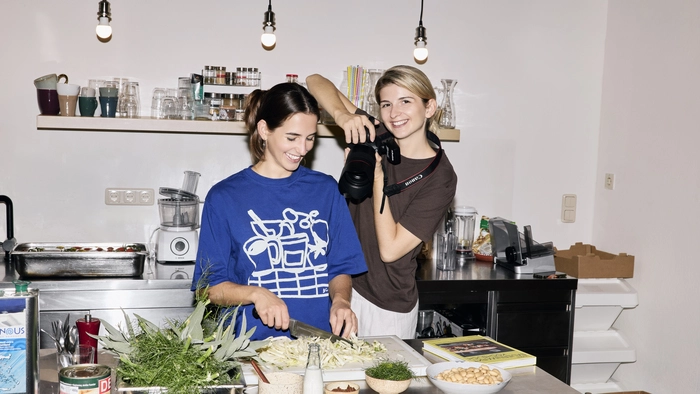 Kochen ohne Einkaufszettel: Anna und Barbara Majcan.