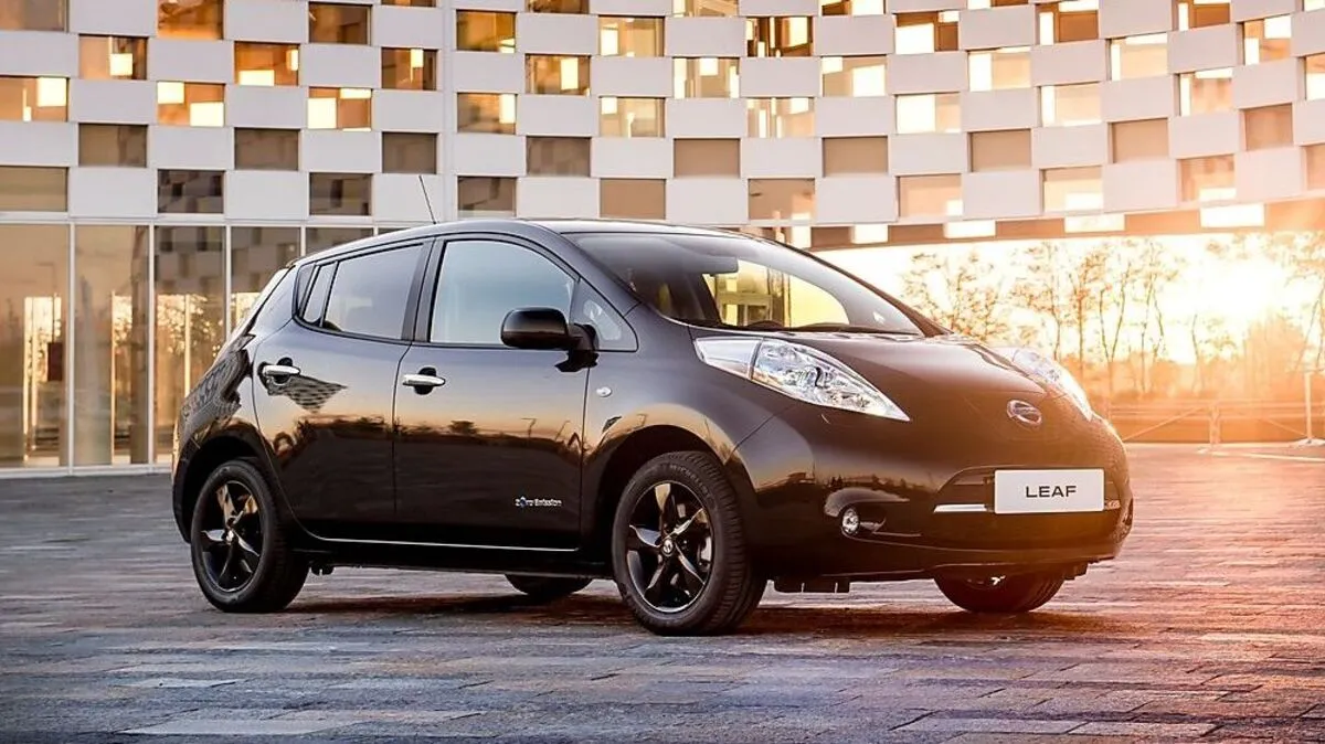 Der Nissan Leaf in der "Black Edition"
