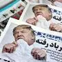 Ausgaben der iranischen Tageszeitung <em>Hamshahri</em> mit einem Foto des US-Präsidenten und der Schlagzeile „Gone with the wind“ liegen an einem Zeitungskiosk aus. USA und Iran haben eine Vereinbarung zur Beendigung des Nahostkriegs unterzeichnet