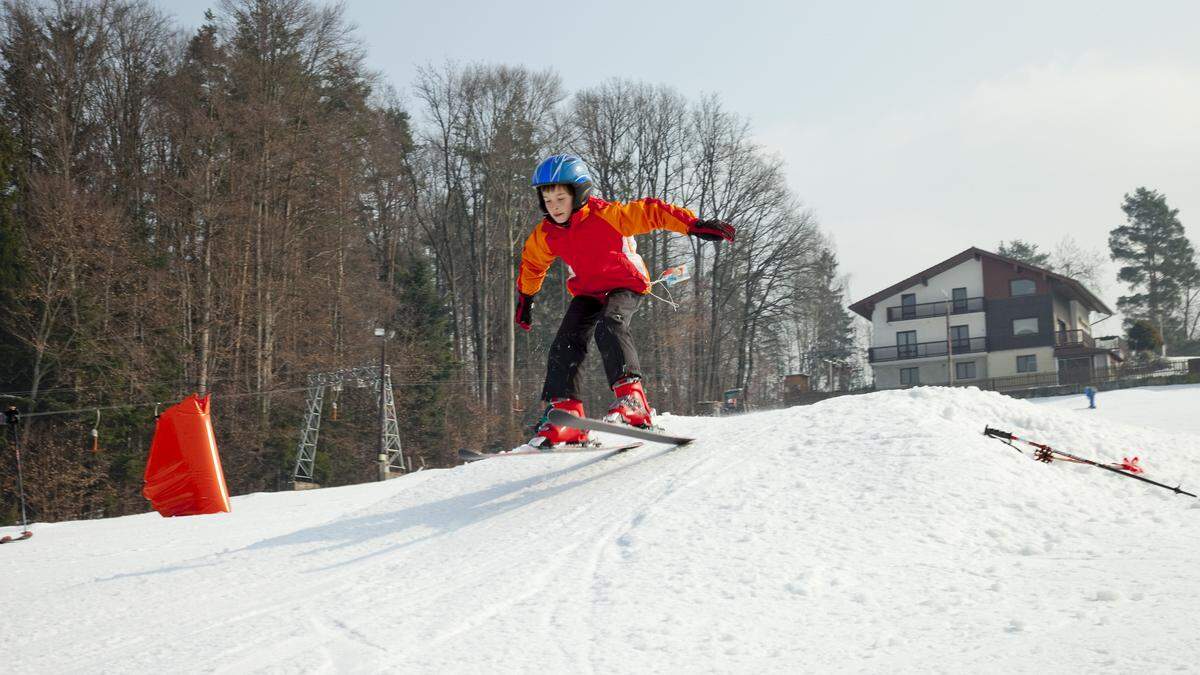 Eggersdorf bei Graz: Der Wimmerlift ist trotz milder Temperaturen in Betrieb