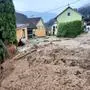 Die Mure verursachte schwere Schäden im Bereich Obergottesfeld