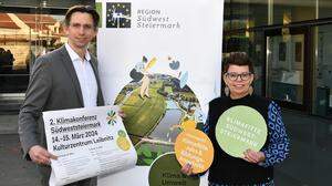 Die Regionsvorsitzenden Joachim Schnabel und Bernadette Kerschler laden am 14. und 15. März zur Klimakonferenz nach Leibnitz