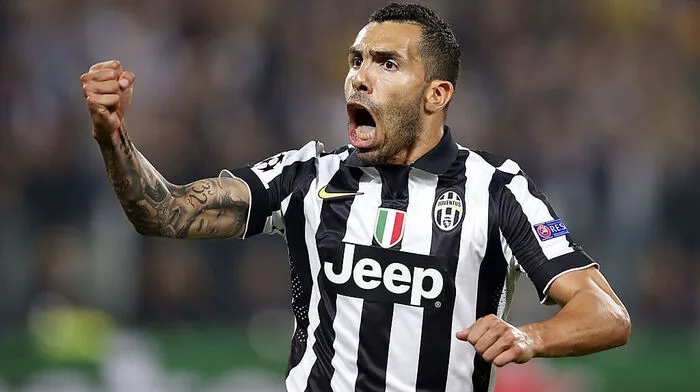Carlos Tevez brachte Juventus mit 2:1 in Führung