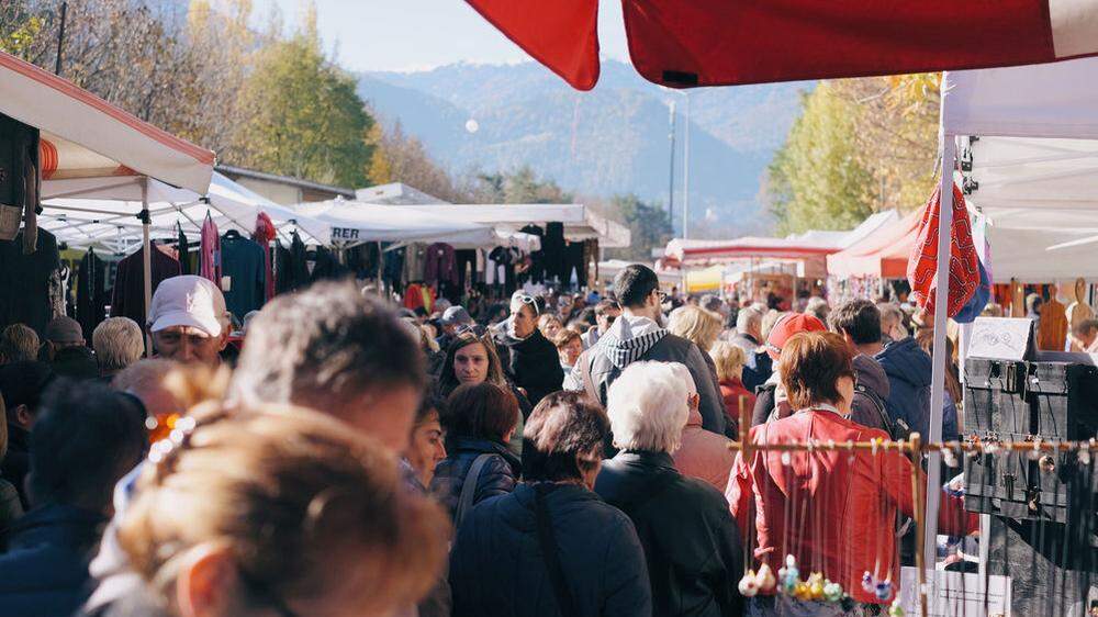 Am Nationalfeiertag ist der Stegener Markt beliebtes Ausflugsziel der Osttiroler