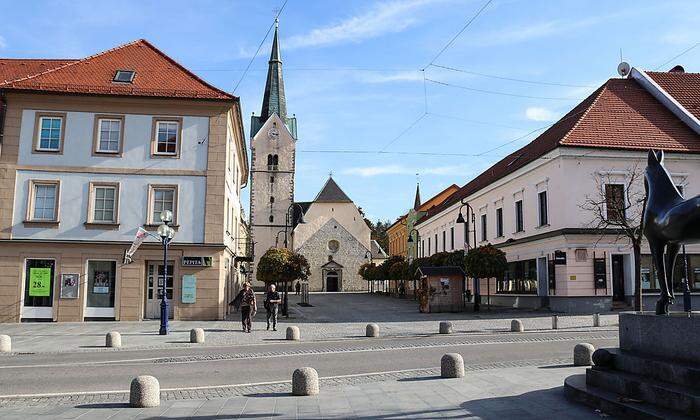 die Altstadt von Slovenj Gradec 