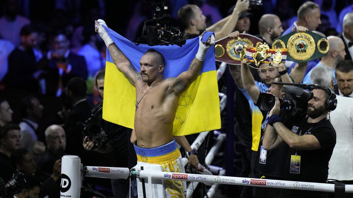 Jubel bei Alexander Usyk 