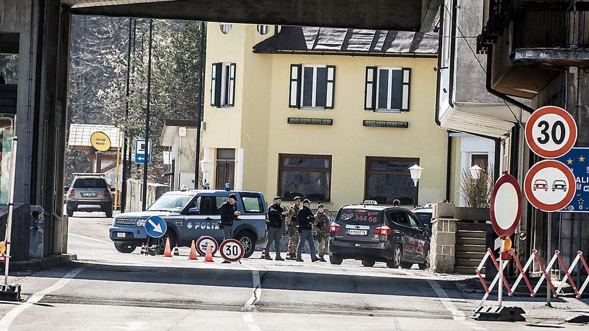 Situation am Grenzübergang Thörl-Maglern