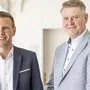 Maximilian Wildt (links) und Harald Stoutz, die neuen Chefs des Flughafens Klagenfurt