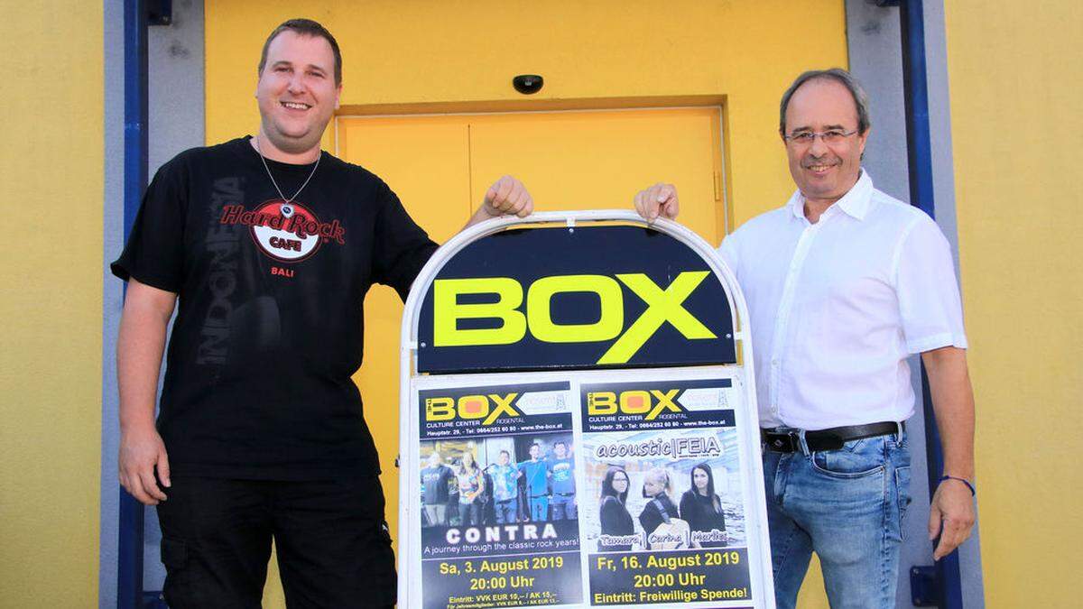 Stefan Waltensdorfer und Alfred Jarema lassen die &quot;Box&quot; in Rosental hinter sich