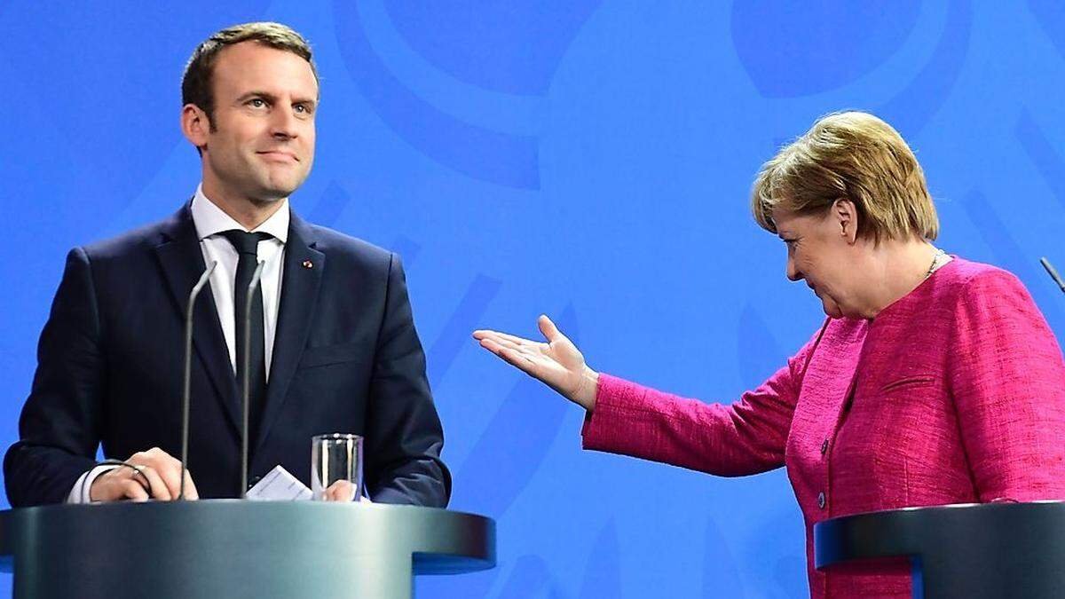 Macron und Merkel