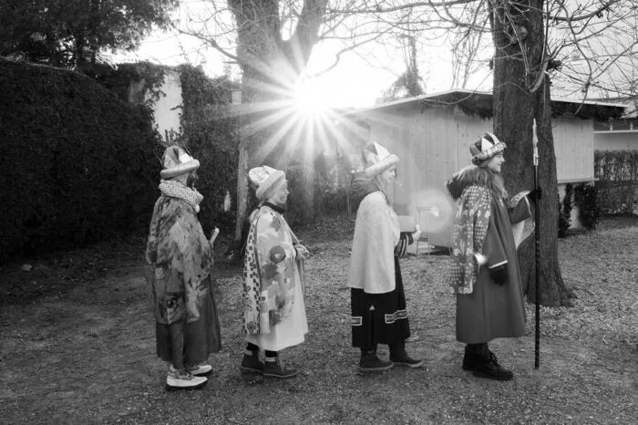 Ein stimmungsvolles Motiv bildeten die Sternsinger in Grafendorf.