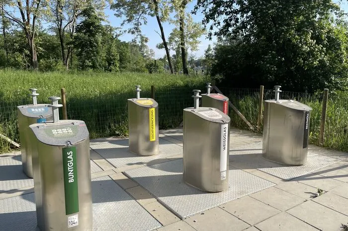 Der Müll landete am Sonntag tatsächlich fast immer dort wo er hingehört.