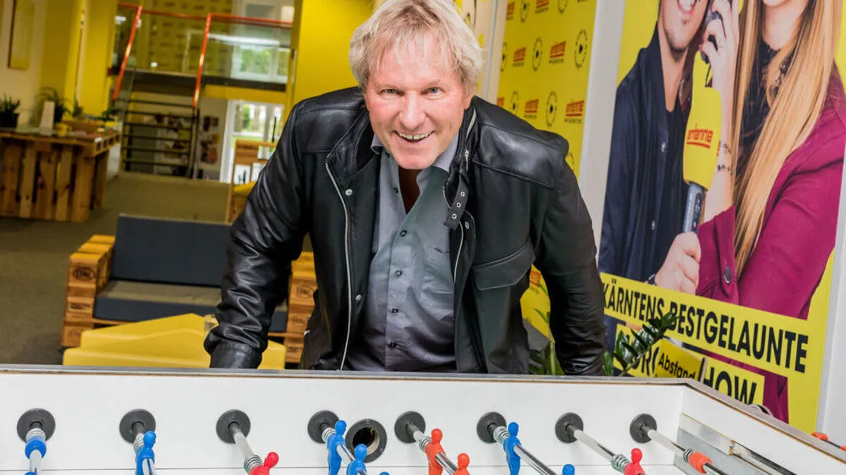 Bernhard Brink schaute auf seiner Promotion-Tour auch in Klagenfurt vorbei