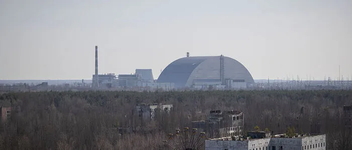 Das AKW Tschernobyl mit der Schutzhülle heute | Das AKW Tschernobyl mit der Schutzhülle heute