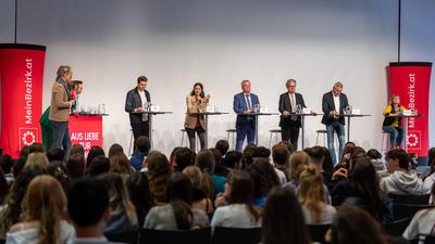 Erste „Elefantenrunde“ der Spitzenkandidaten in der Grazer Messe